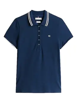 Tommy Hilfiger: Синее поло 