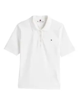 Tommy Hilfiger: Белое поло 
