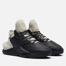 Y-3: Чёрные кроссовки  Kaiwa