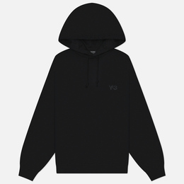 Y-3: Чёрная толстовка  Terry