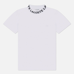 Lacoste: Белая футболка 