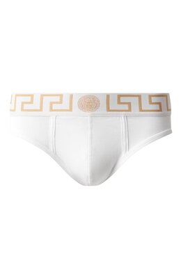 Versace: Белые трусы 