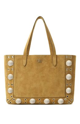 Valentino: Бежевая сумка 