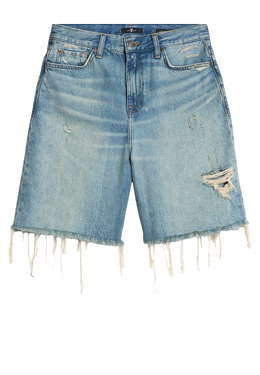 7 FOR ALL MANKIND: Джинсовые шорты 