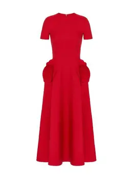 RED Valentino: Платье с карманами 