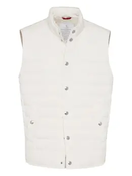Brunello Cucinelli: Белый жилет 