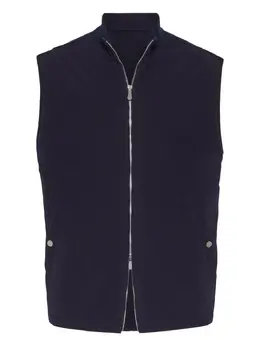 Brunello Cucinelli: Синий жилет 