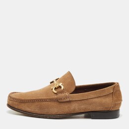 Salvatore Ferragamo: Коричневые мокасины  Gancini