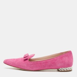 Miu Miu: Розовые балетки 