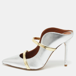 Malone Souliers: Серебристые сабо 
