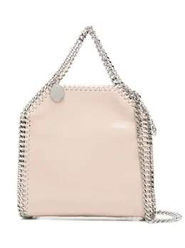 Stella McCartney: Розовая сумка-шоппер  Tiny Falabella