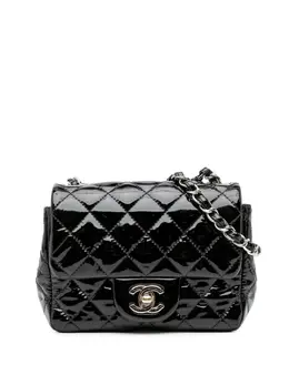 CHANEL Pre-Owned: Чёрная сумка через плечо 