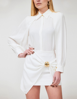 ELISABETTA FRANCHI: Белая рубашка 