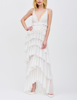 ELISABETTA FRANCHI: Белое платье 