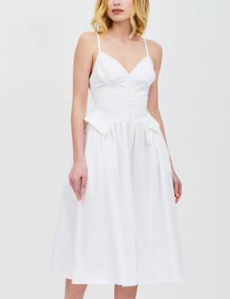 ELISABETTA FRANCHI: Белое платье 