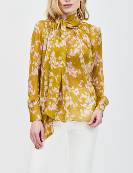 ELISABETTA FRANCHI: Жовті блузки 