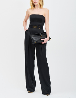 ELISABETTA FRANCHI: Чёрный комбинезон 