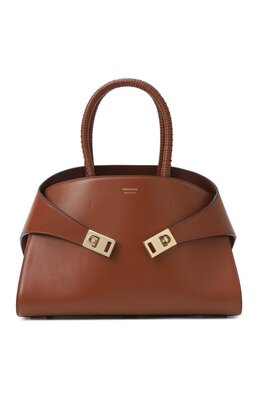 Ferragamo: Коричневая сумка 