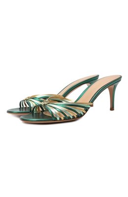 Gianvito Rossi: Зелёные сабо 