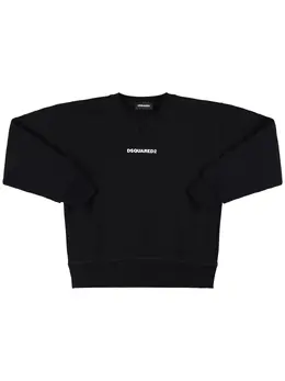 DSQUARED2: Бавовняні світшоти 