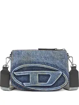 Diesel: Голубая сумка через плечо 