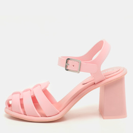 Miu Miu: Розовые сандалии 