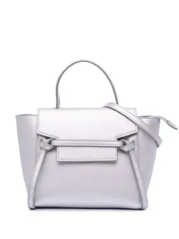 Céline Pre-Owned: Серебристая поясная сумка 
