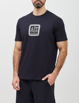 ARMANI EXCHANGE: Сині футболки 
