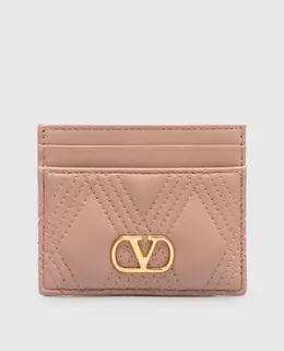 Valentino: Розовый картхолдер 