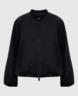 Moncler: Чорні куртки 