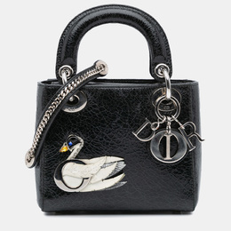 Dior: Чёрная сумка на руку 