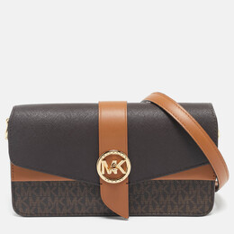 Michael Kors: Коричневая сумка на руку 