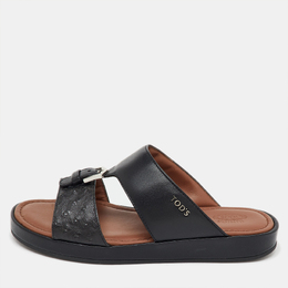 Tod's: Чёрные сандалии 
