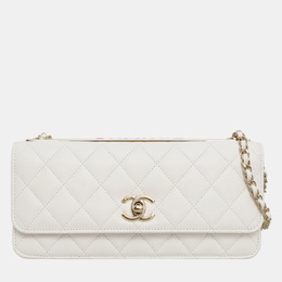 Chanel: Белый кошелёк 