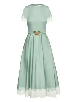Oscar de la Renta: Платье с поясом 