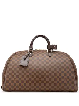 Louis Vuitton Pre-Owned: Коричневая дорожная сумка 