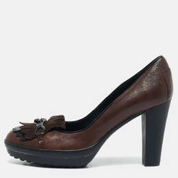 Tod's: Коричневые туфли 
