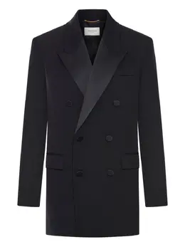 Saint Laurent: Двубортный жакет 