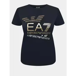 EA7 EMPORIO ARMANI: Тёмная футболка 