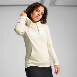 PUMA: Бежевая толстовка  Ess