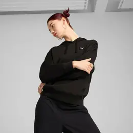 PUMA: Чёрная толстовка  Elevated