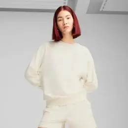 PUMA: Бежевый свитшот  Essentials