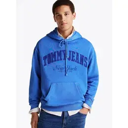 Tommy Jeans: Синяя толстовка 