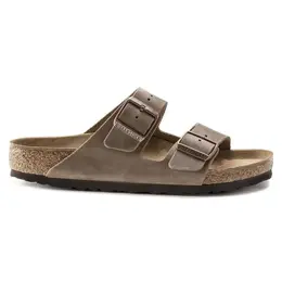 Birkenstock: Серые сабо  Arizona