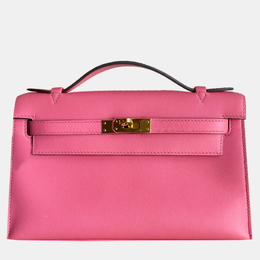 Hermes: Розовая сумка на руку  Kelly