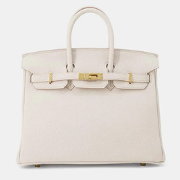 Hermes: Белая сумка  Birkin 25