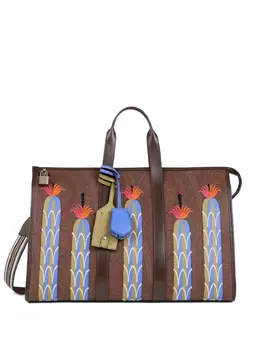 ETRO: Коричневая дорожная сумка 