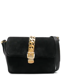 Gucci Pre-Owned: Чёрная сумка через плечо 