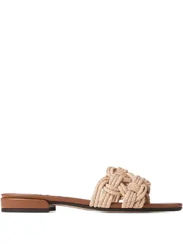 Jimmy Choo: Светлые сандалии 