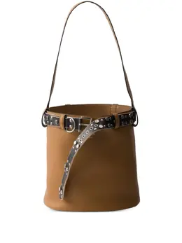 Prada: Коричневая сумка 